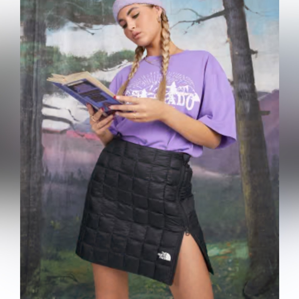 The North Face Black Quilted Skirt